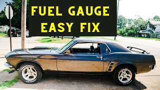 Fuel gauge not working on your CLASSIC car EASY FIX