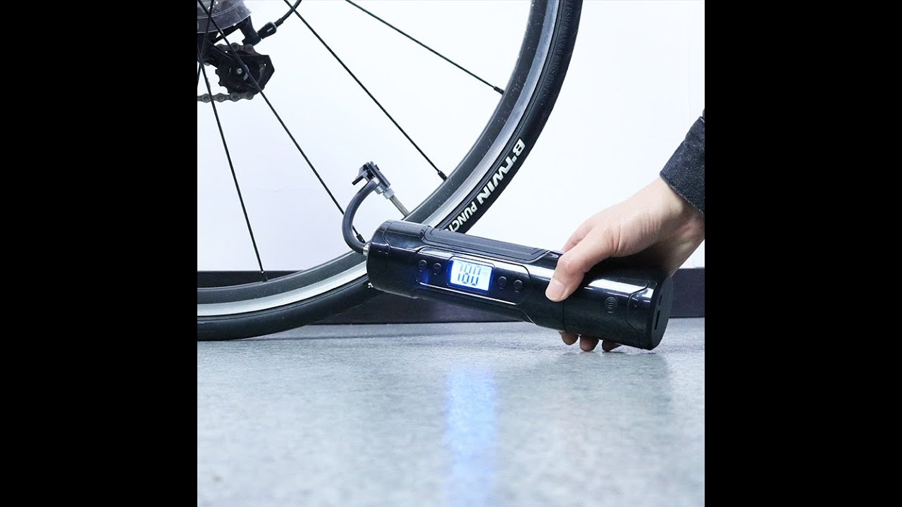 rechargeable electric mini bicycle pump