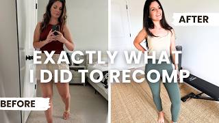 How to body recomposition Episode 3 | The best workouts for recomp
