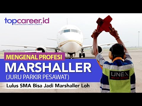 Mengenal Profesi Marshaller-Juru Parkir Pesawat || Lulus SMA Bisa Jadi Marshaller Loh