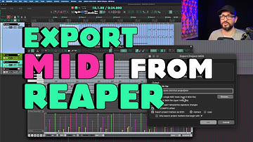 Exporting MIDI from REAPER