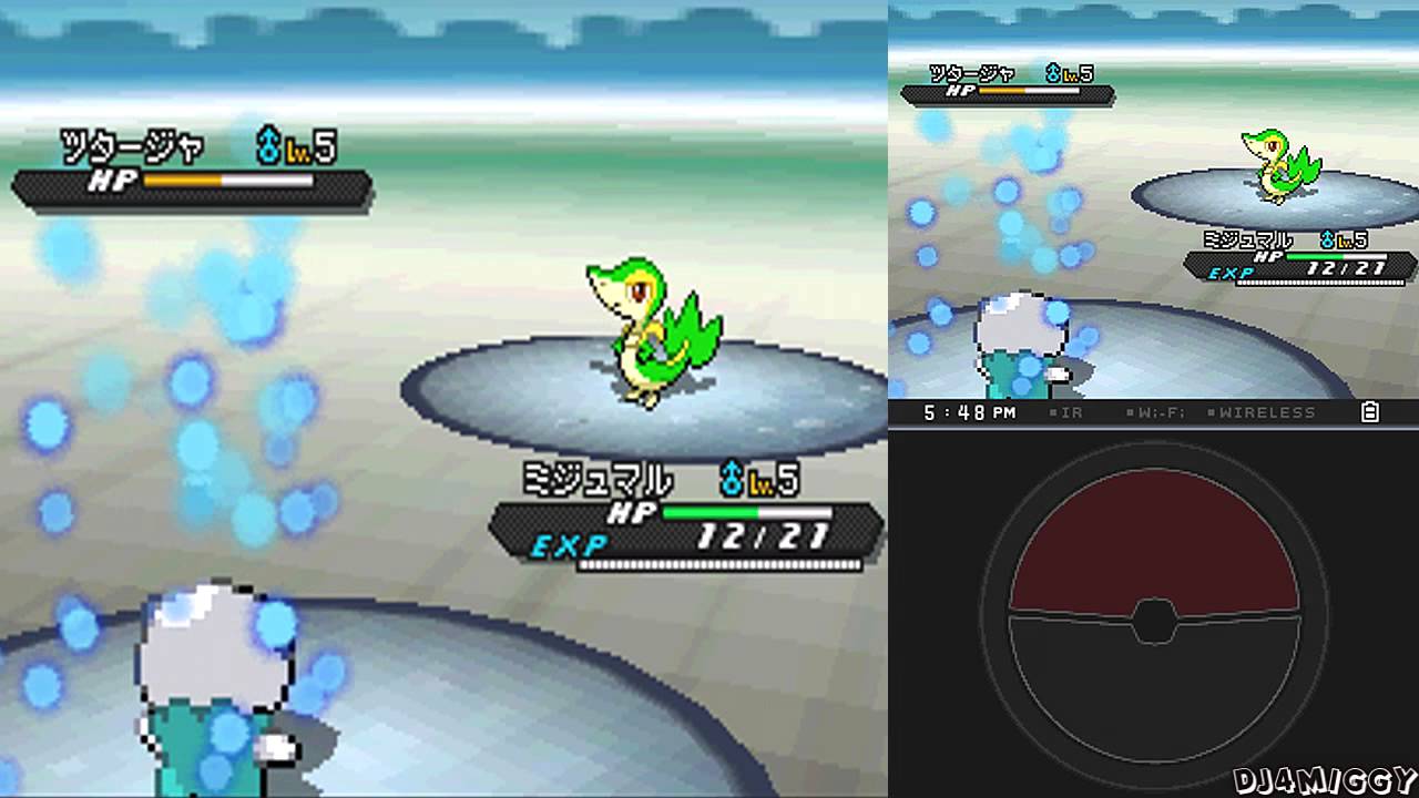 Pokémon Black 2 - Rival Battle #1 - YouTube