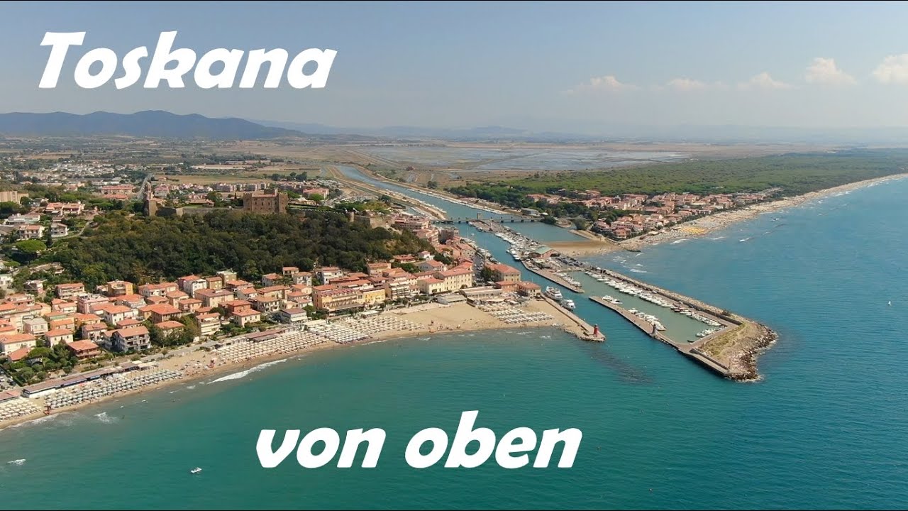 Toskana von oben - Carrara, Castagneto Carducci, Bolgheri, Punta Ala, Castiglione della Pescaia...