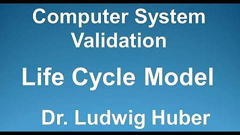 Computer System Validation Lifecycle V-model