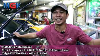 Kaca Mobil Baret Bawa aja ke Mata dewa MGK Kemayoran