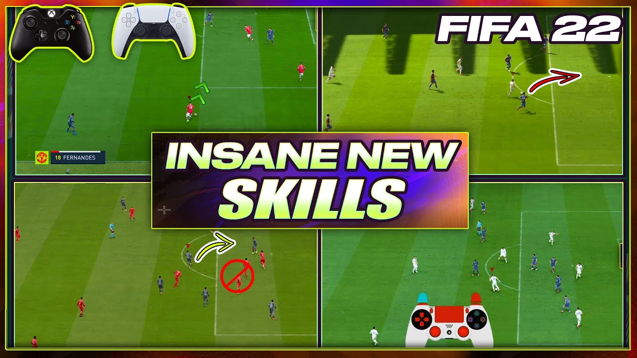 FIFA 22 - TOP 10 EASY SKILL MOVES TUTORIAL[NEW] 