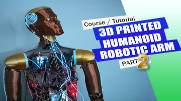 Course / Tutorial Assembling a Real Size 3D Printed Humanoid Robot Arm Part 2 # BR3D