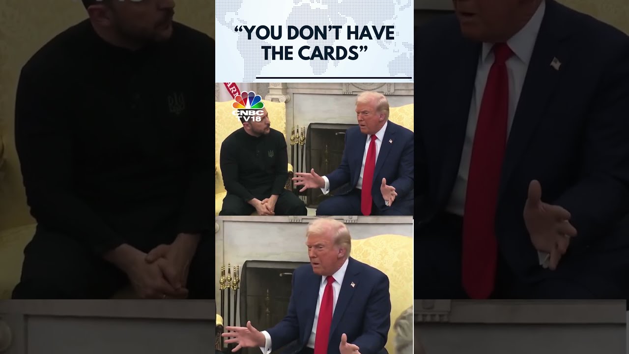 President Trump Blasts Zelenskyy As Not Ready For Peace After Explosive Meeting Putin N18G