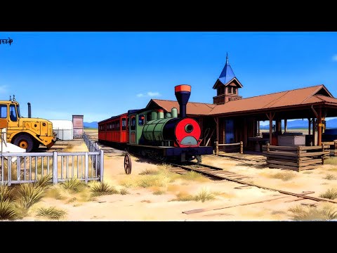 Departing a Ghost Town: Goldfield's Train👻