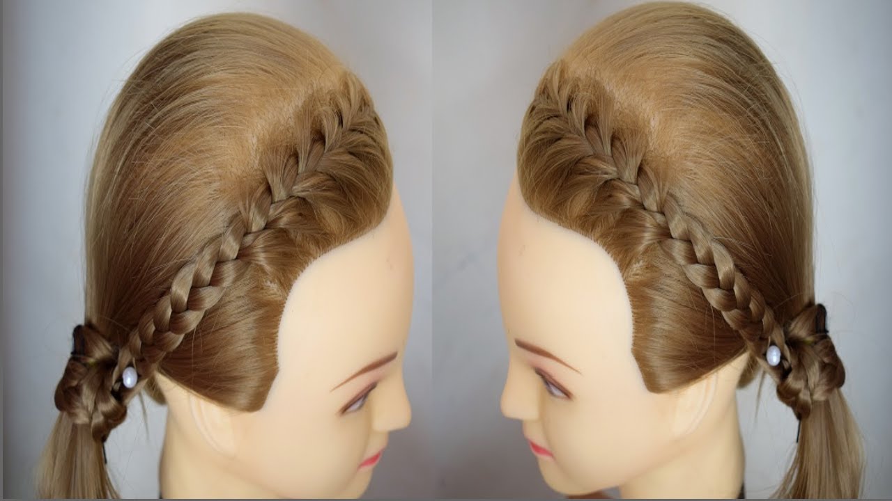 Side Braided Ponytail For Attractive Looks Easy Hairstyles