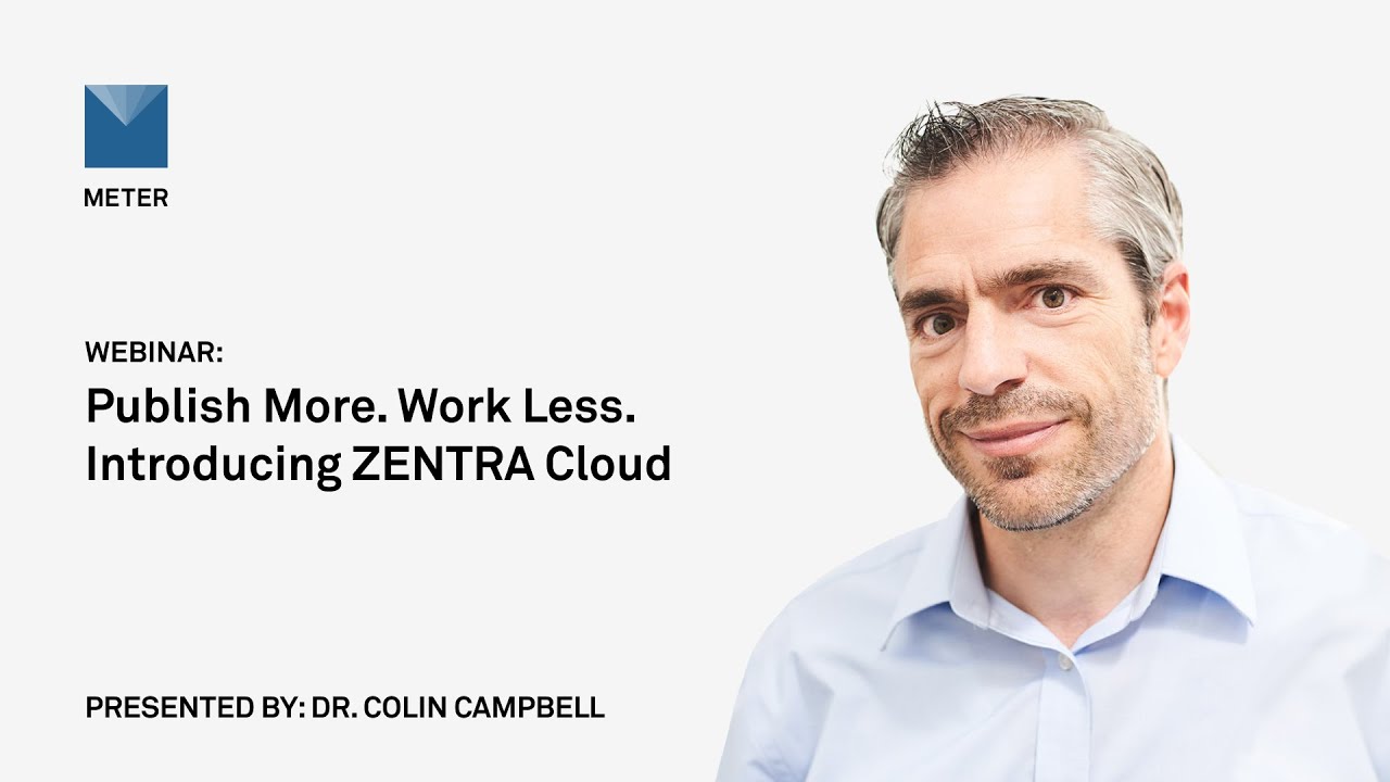 Webinar—Publish more. Work less. Introducing ZENTRA Cloud.