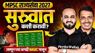 MPSC Rajyaseva 2027 Strategy | Syllabus &amp; Study Plan | MPSC 2027 Batch | MPSC Wallah