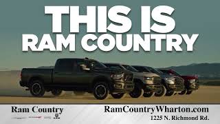Drive a 2026 Ram 1500 for Less! Only at Ram Country Wharton!
