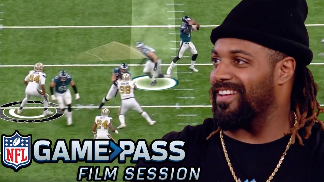 Cam Jordan Breaks Down Pass Rush Moves, Stunts and More NFL Film Session