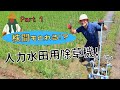 【自然稲作】人力水田用除草機!「株間」の草取りもできる画期的な除草機!PART1