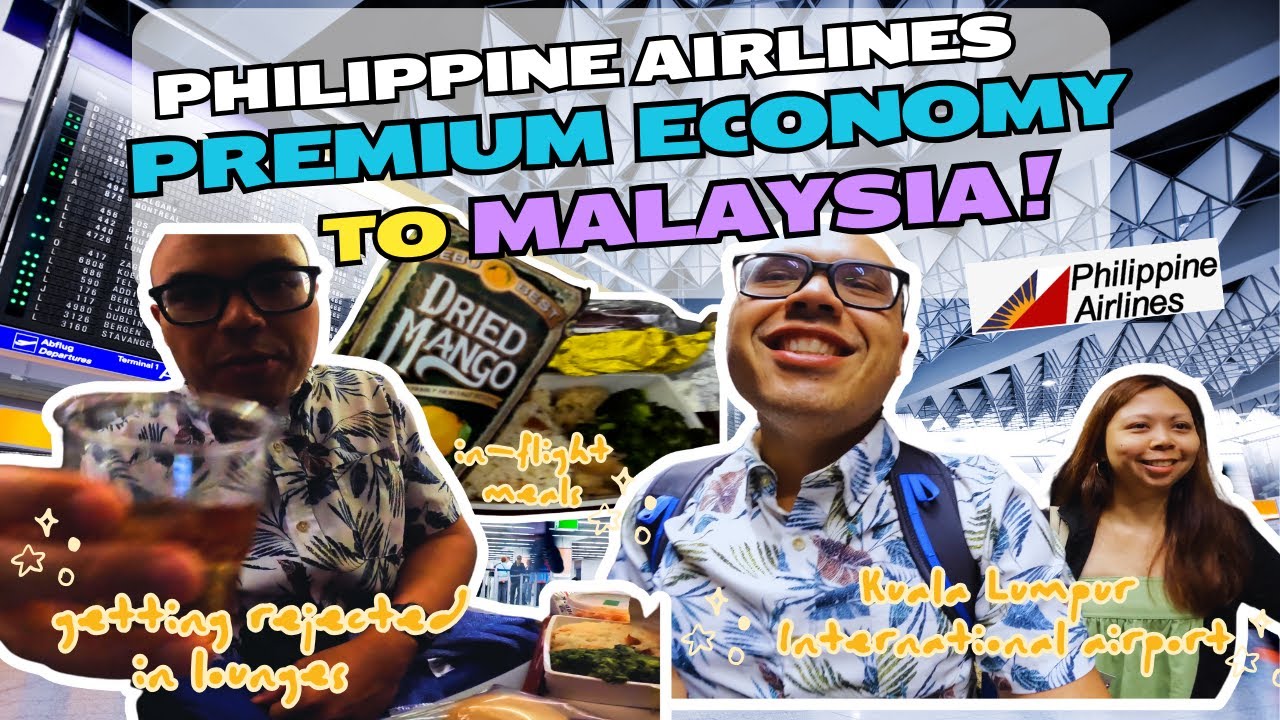 Flying Premium Economy to Malaysia | MNL to KUL 🇵🇭✈️🇲🇾 | Honeymoon Continues 💑