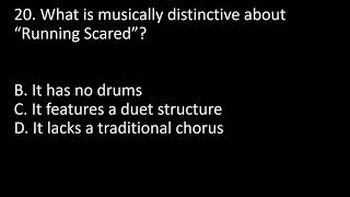 Roy Orbison Quiz Question20