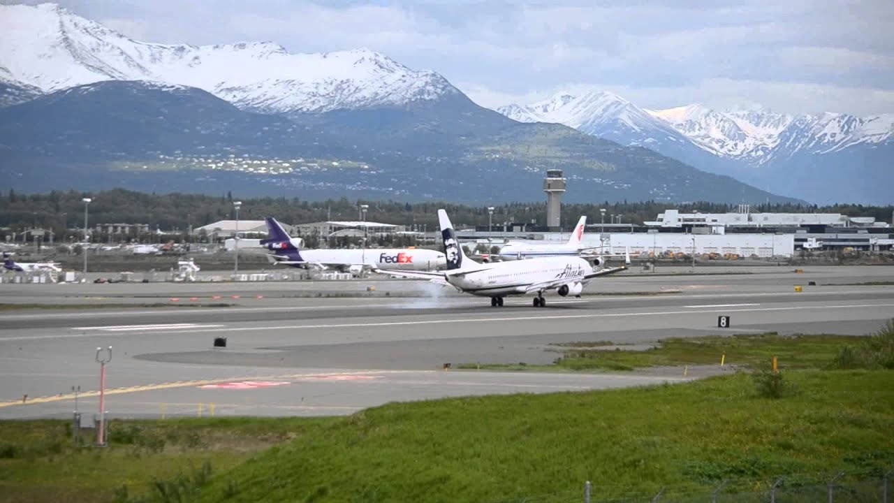 Anchorage Int'l Airport Runway 15 Arrivals YouTube