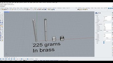 Calculate Weight in Rhino