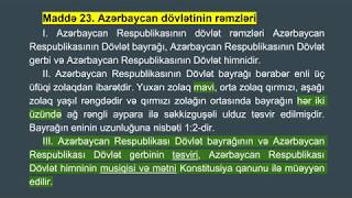 Dövlət Qulluğu (QANUNVERİCİLİK) Dərs-2 Konstitusiya 7 - 23