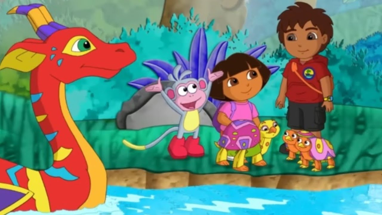 How to draw dora and boots