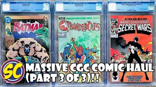 Massive CGC Comic Haul (part 3 of 3), Secret Wars 8, Batman 497 & Thundercats 1!!