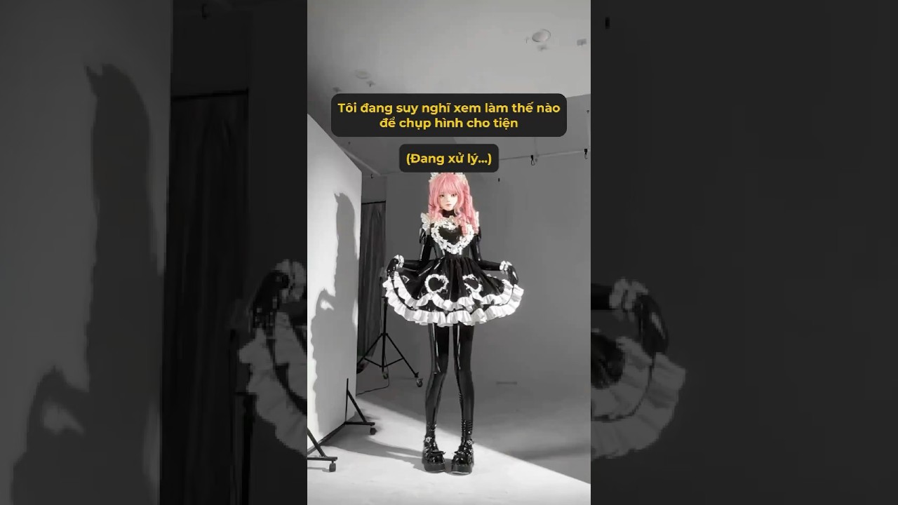 Hậu trường quay mô hình người thật tự động #shorts #cosplay #anime #genz #diy #creative #xuhuong
