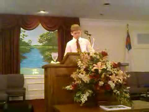 9 Year Old Preacher