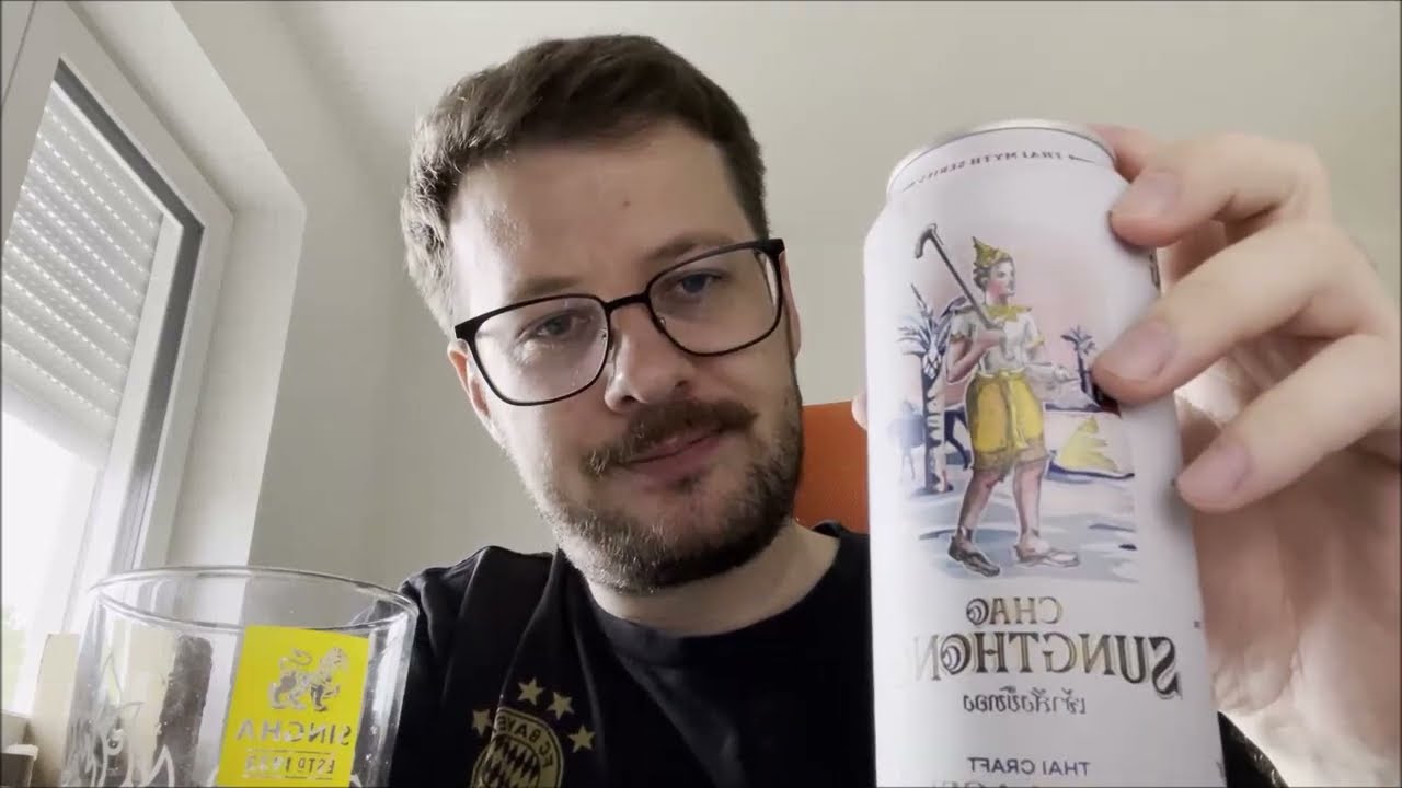 Taste of Asia - Beer Review - Chao Sungthong Rice Lager - Thailand