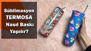Süblimasyon Termosa Nasıl Baskı Yapılır? Teknofinal