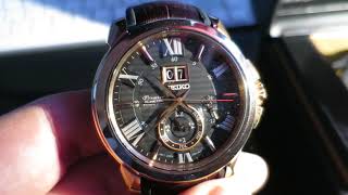 SEIKO Kinetic set time automatically