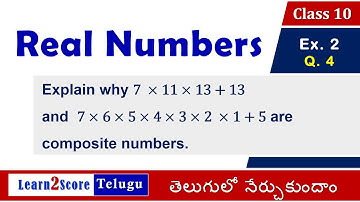 Real Numbers Class 10 AP TS State Syllabus Exercise 1.2 Q 4