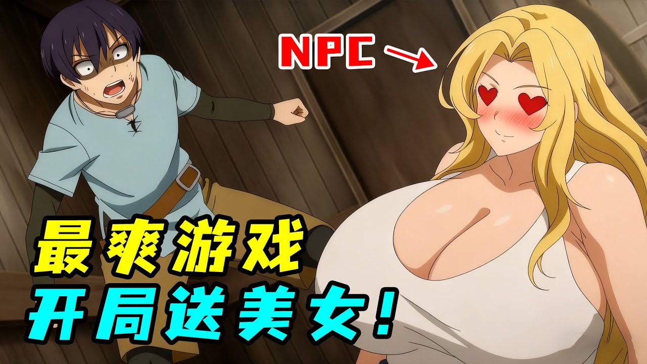 男主买入體感最真實的RPG，開局被NPC逼入死房間，不XX就不能出去！一口氣看完《究極進化的沉浸RPG》！