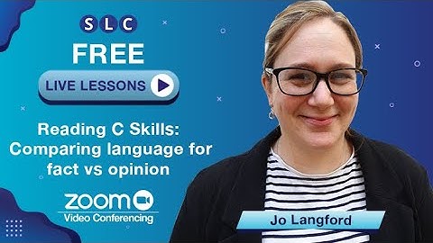 OET LIVE LESSON | Reading C Skills: Comparing language for fact vs opinion