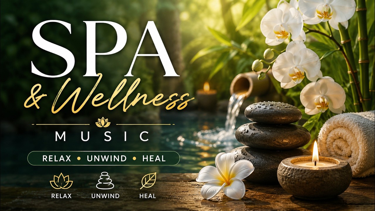 4 Hours Spa Relaxing Music for Massage, Beauty Salon & Stress Relief 高级 ...