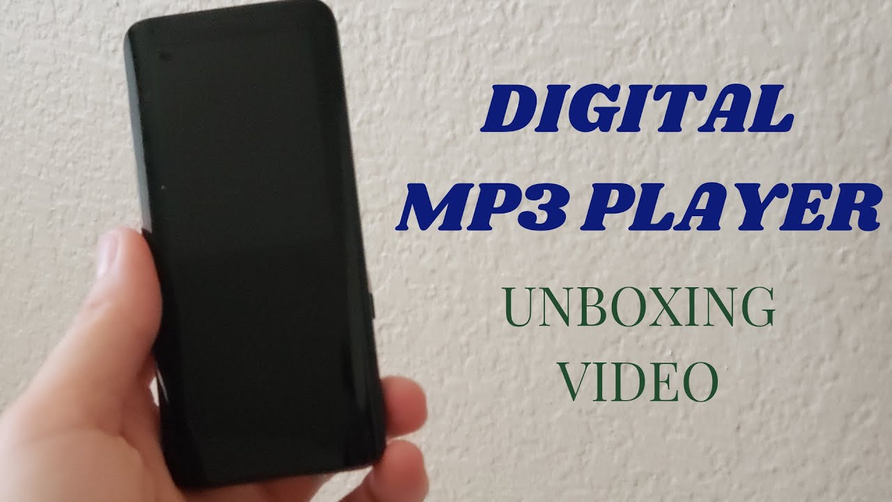 Digital MP3 Player | Aiworth - Unboxing Video - YouTube
