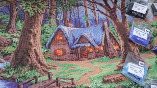 House in the woods Bead embroidery kit