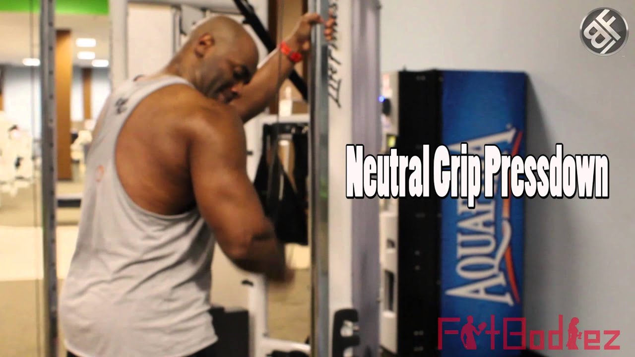 Body Fuse athlete Regie Simmons' Triceps Tutorial