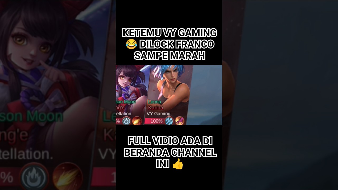 FRANCO LOCK KARINA VY GAMING 😱 SAMPE MARAH🤣 