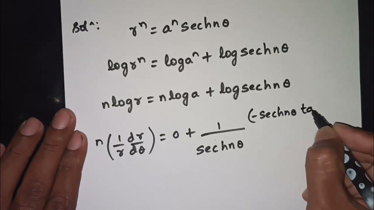 19. Polar Curves Pedal equation Example Problems YouTube
