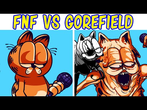 FNF Vs Garfield | Vs Gorefield Full Week | Horror FNF Mod
