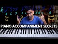 Secrets to solo piano accompaniment using arpeggios and choral harmony