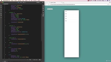 Jquery ve Css Animasyon ile Sidebar Yapımı
