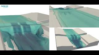 Bridge Overtopping | FLOW-3D HYDRO