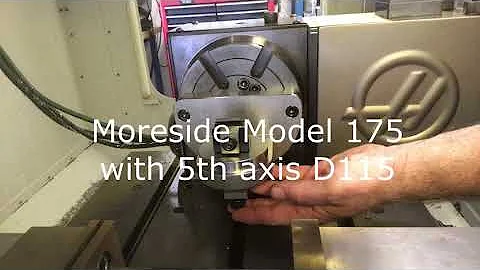 Moreside Model 175 4th axis fixture for your Haas HRT160
