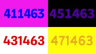 Numbers 400000 to 480000
