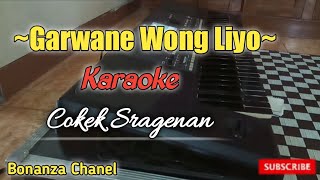 Garwane Wong Liyo Karaoke || Sragenan Campursari