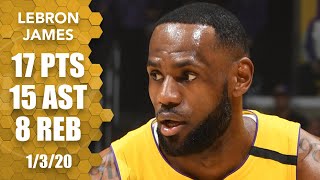 LeBron drops 15 dimes, eight to Anthony Davis, in Pelicans vs. Lakers | 2019-20 NBA Highlights