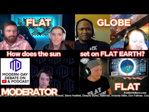 HOW DOES THE SUN SET ON FLAT EARTH?