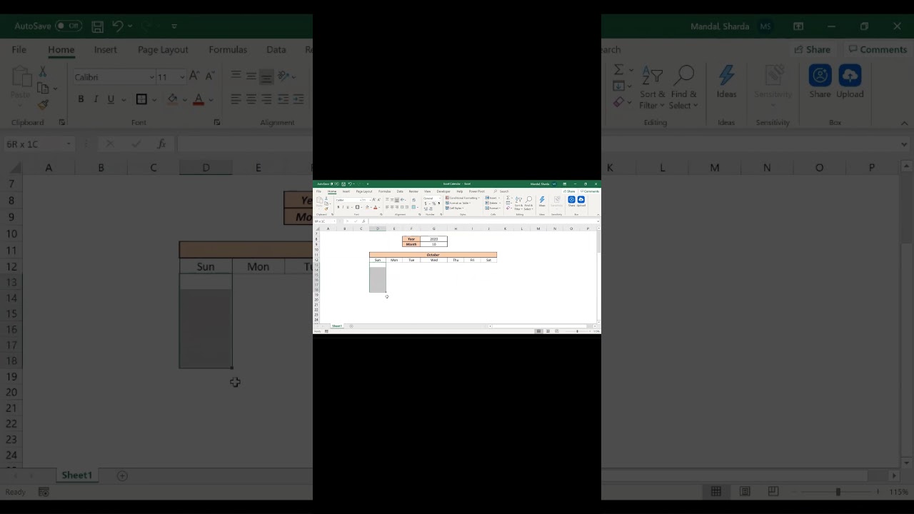 Excel Calendar Tutorial: How to Create a Customizable and Professional Calendar - 4, MIS Automation